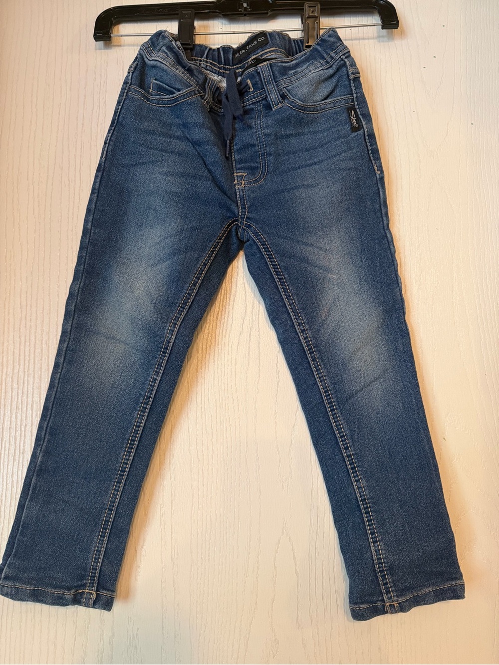 Silver Jeans Kids Dark Blue Stretch Denim Jogger Jeans